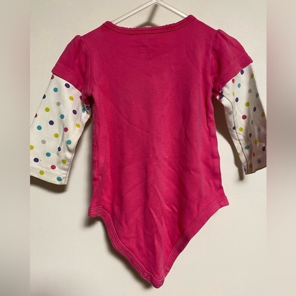 CARTER’S Pink Long Sleeve Onesie, size 18 months - Picture 5 of 5